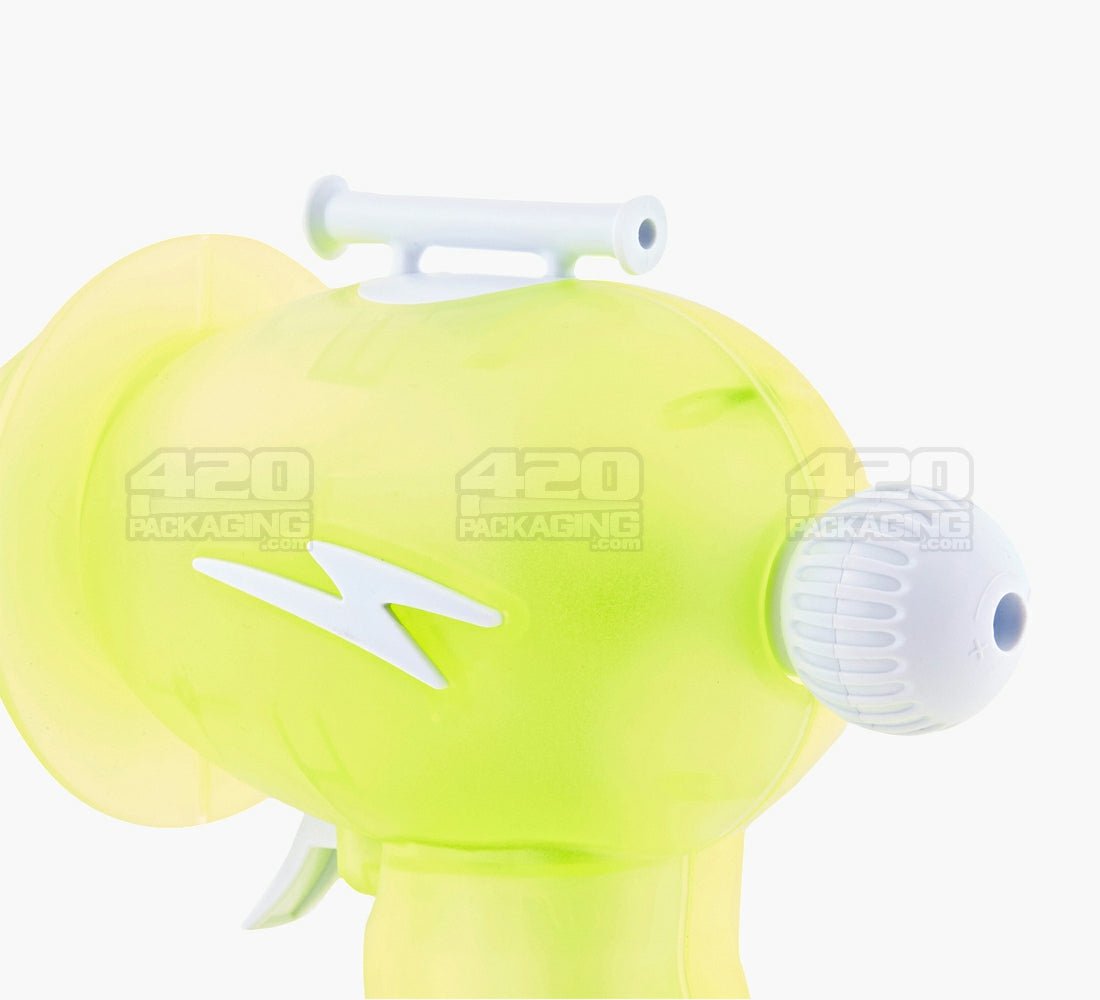 9" Thicket Plastic Yellow No Butane Space Gun Torch w/ Safety Lock - 6