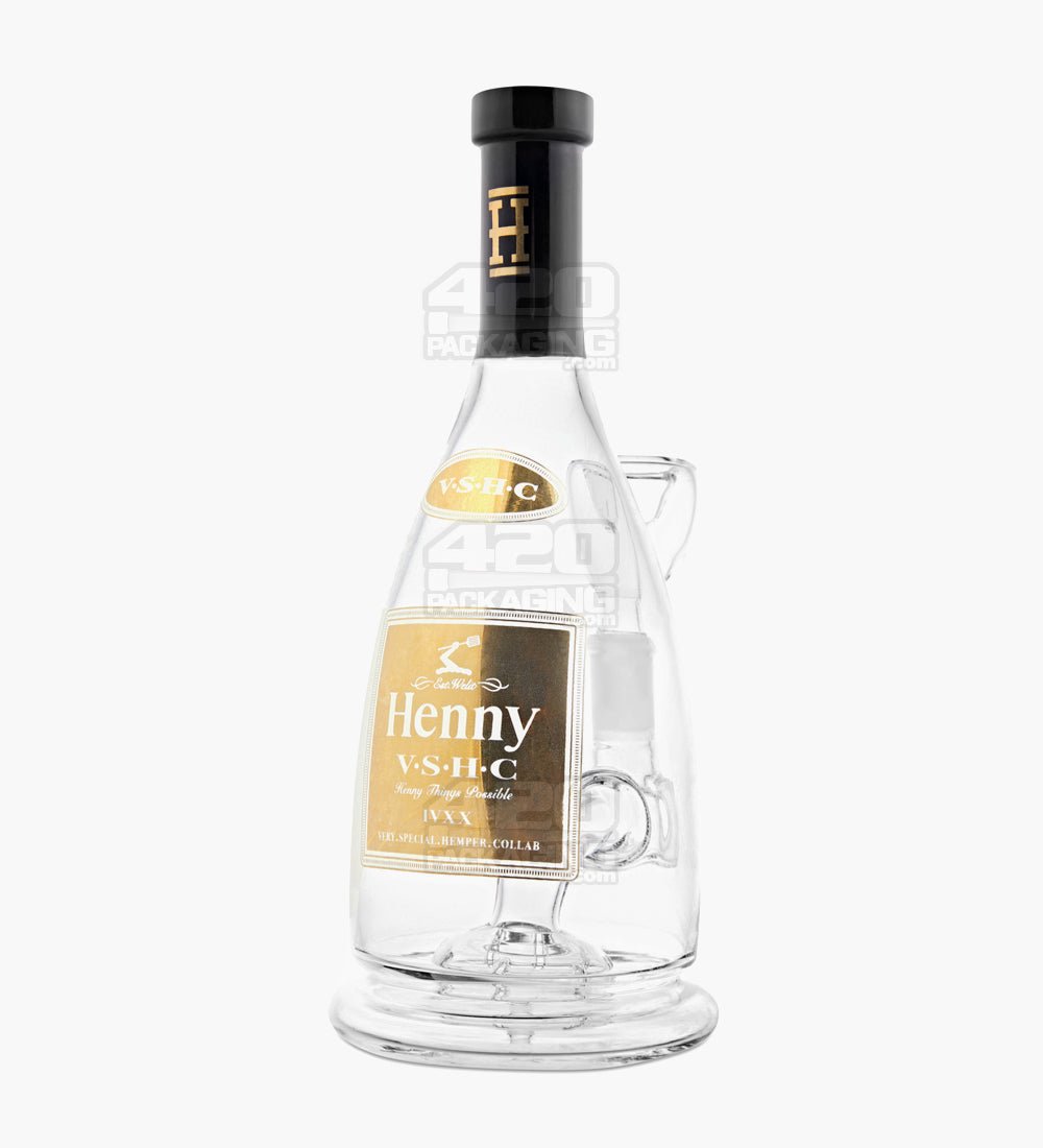 HEMPER | Henny Bottle V2 Mini Water Pipe | 7in Tall - 14mm Bowl - Assorted - 1