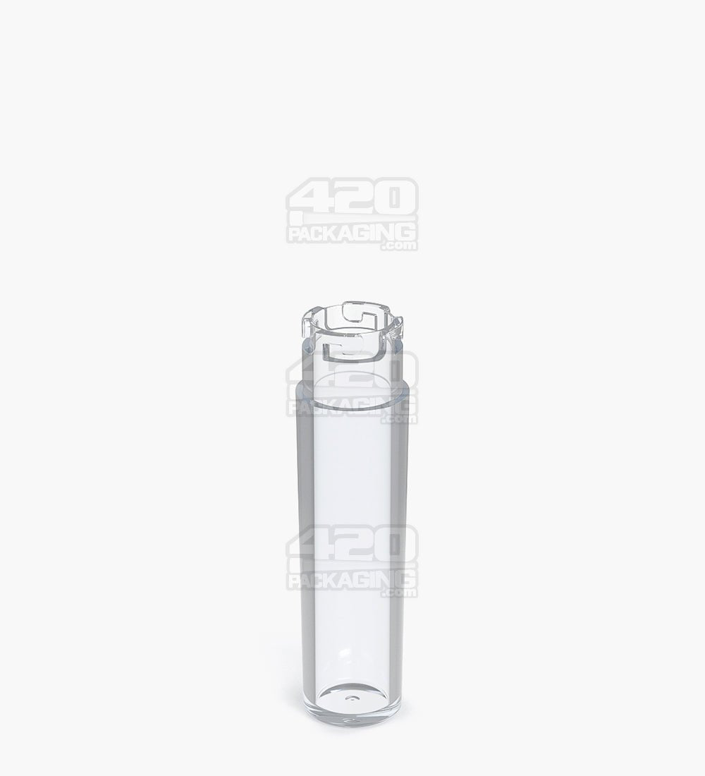 120mm Pollen Gear Five10 Child Resistant Push Down & Turn Wide Short Universal Plastic Caps for Vape Tube - Clear - 700/Box - 3