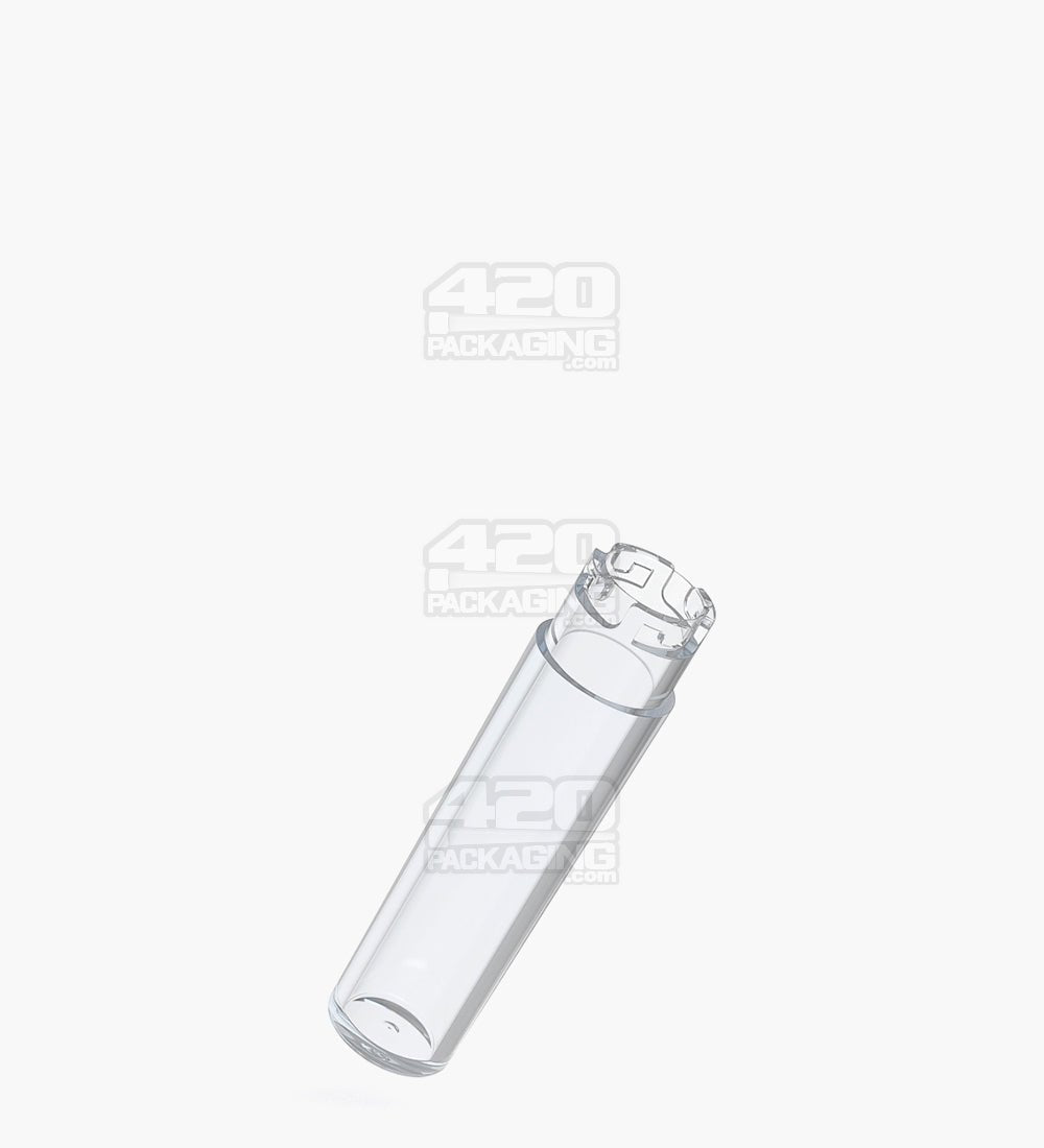 120mm Pollen Gear Five10 Child Resistant Push Down & Turn Wide Short Universal Plastic Caps for Vape Tube - Clear - 700/Box - 1