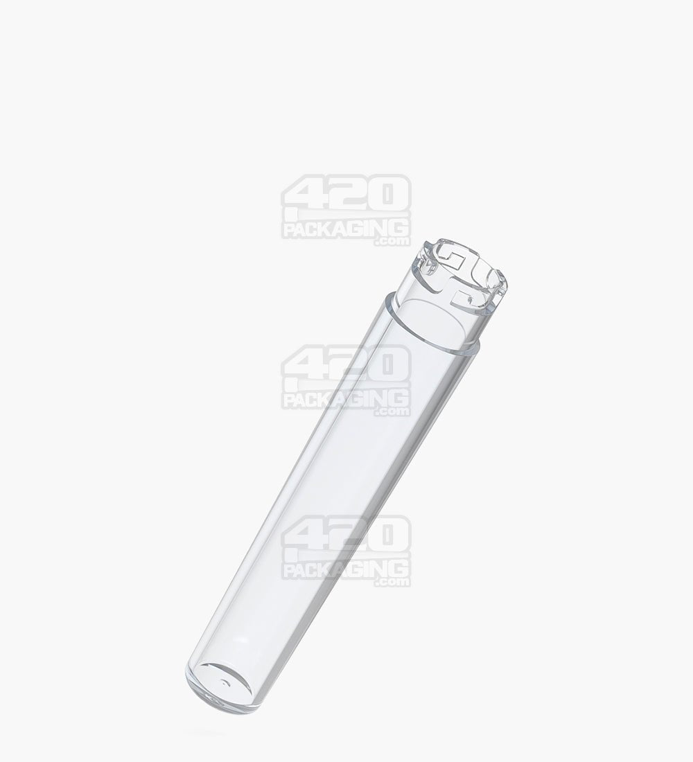 155mm Pollen Gear Five10 Child Resistant Push Down & Turn Wide Long Universal Plastic Caps for Vape Tube - Clear - 700/Box - 1