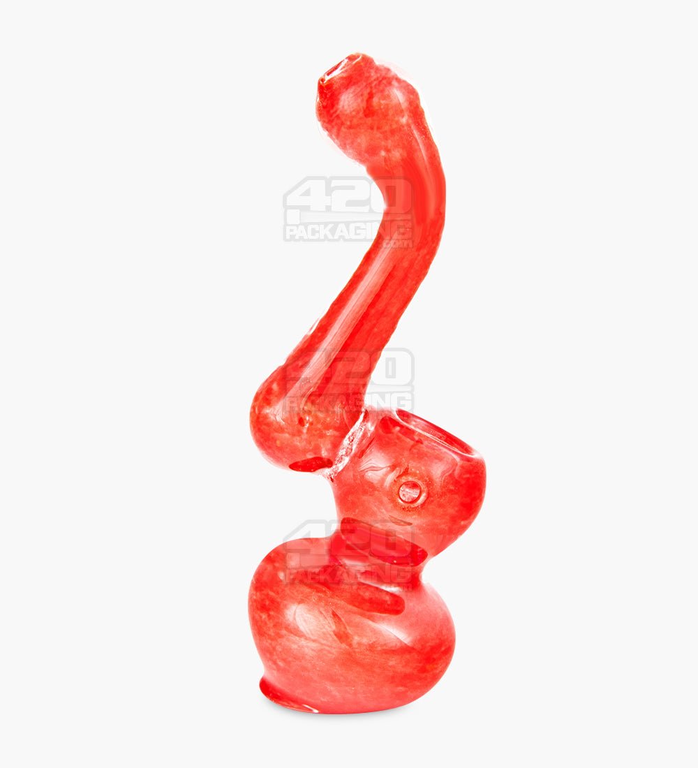 Solid Fritted Glass Bubbler | 3.5in Tall - Glass - Assorted - 5