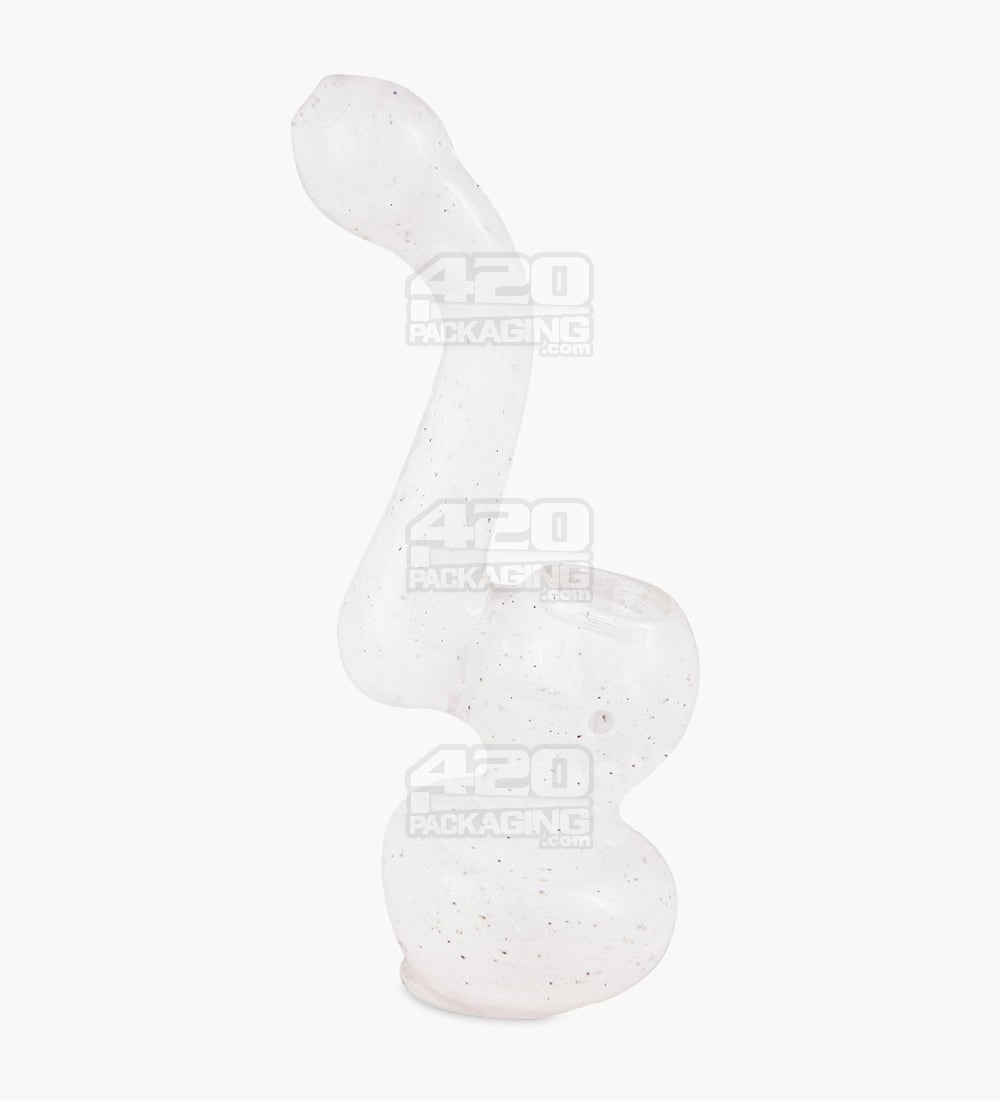 Solid Fritted Glass Bubbler | 3.5in Tall - Glass - Assorted - 7