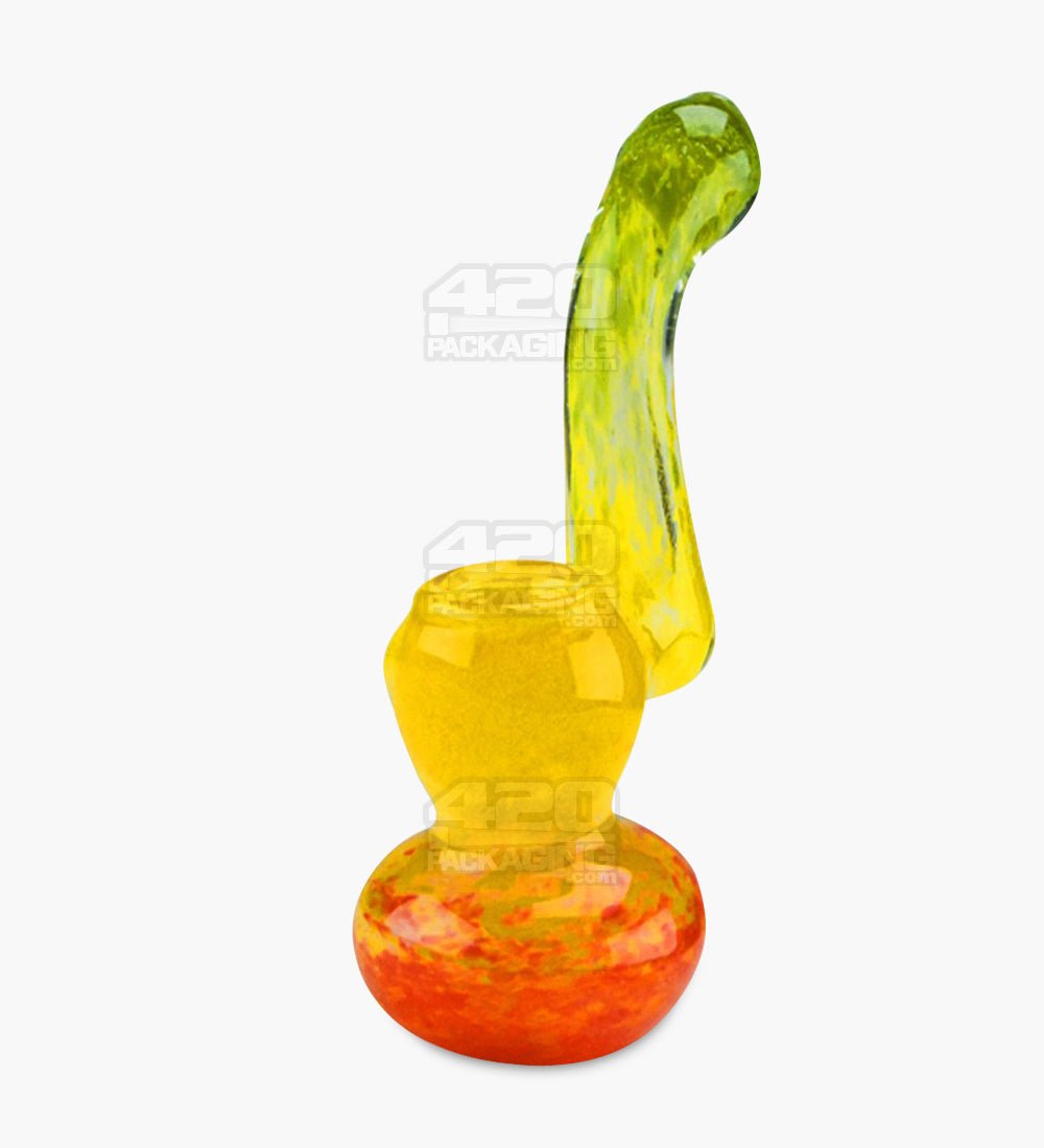 Frit Bubbler | 4.5in Tall - Glass - Rasta - 2