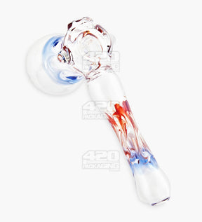 Sidecar Swirl Hammer Bubbler w/ Triple Knockers | 6in Long - Glass - Assorted - 1