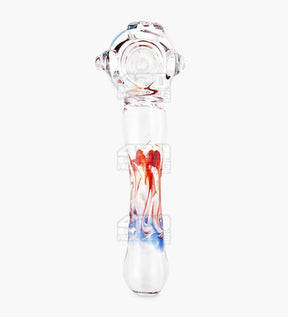 Sidecar Swirl Hammer Bubbler w/ Triple Knockers | 6in Long - Glass - Assorted - 2