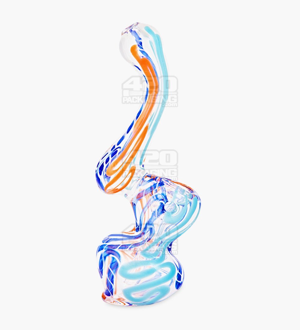 Spiral & Swirl Bubbler | 4.25in Tall - Glass - Assorted - 4