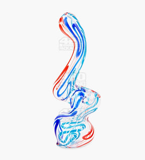 Spiral & Swirl Bubbler | 4.25in Tall - Glass - Assorted - 6