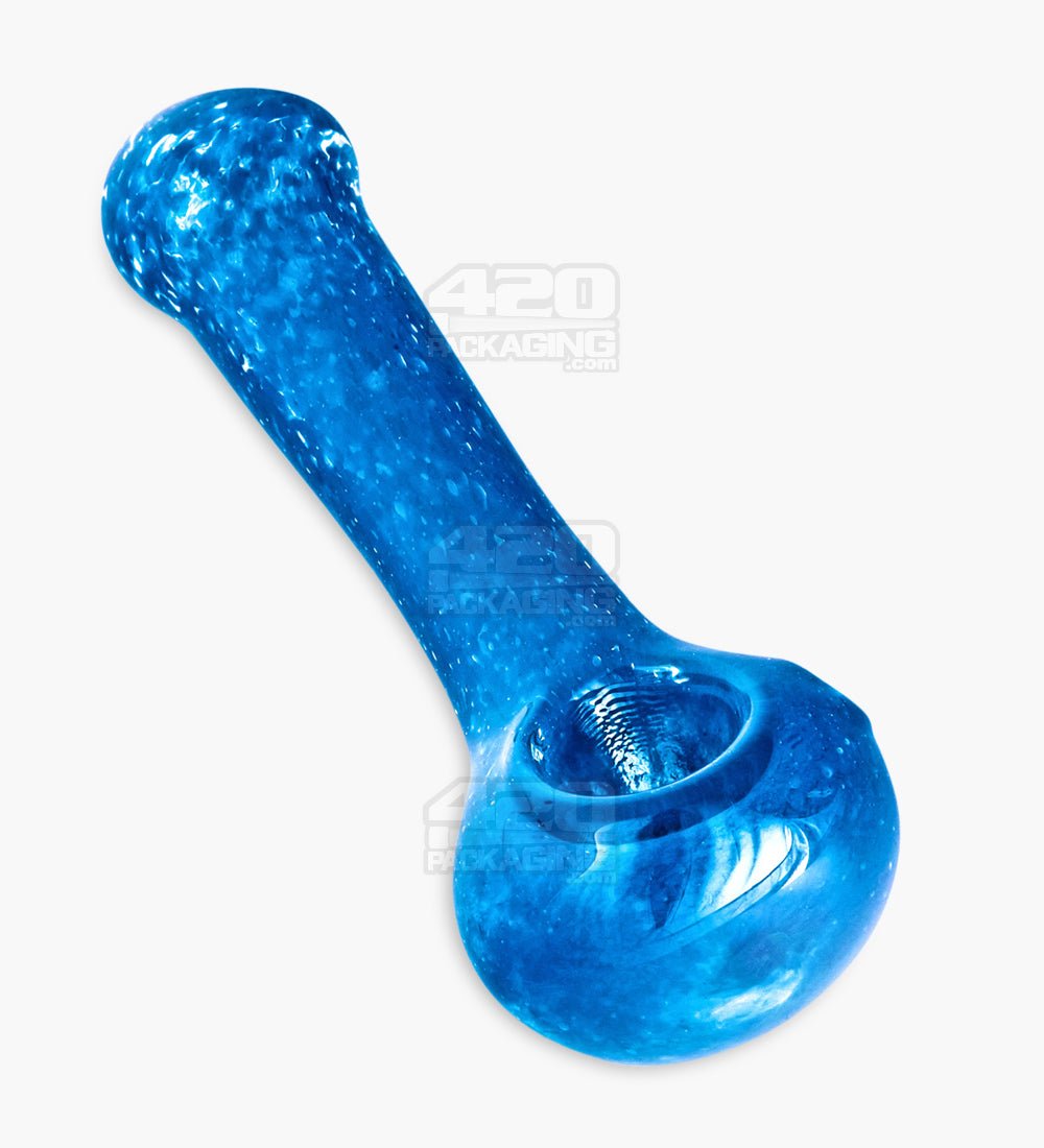 Frit Spoon Hand Pipe | 3.5in Long - Glass - Assorted - 1