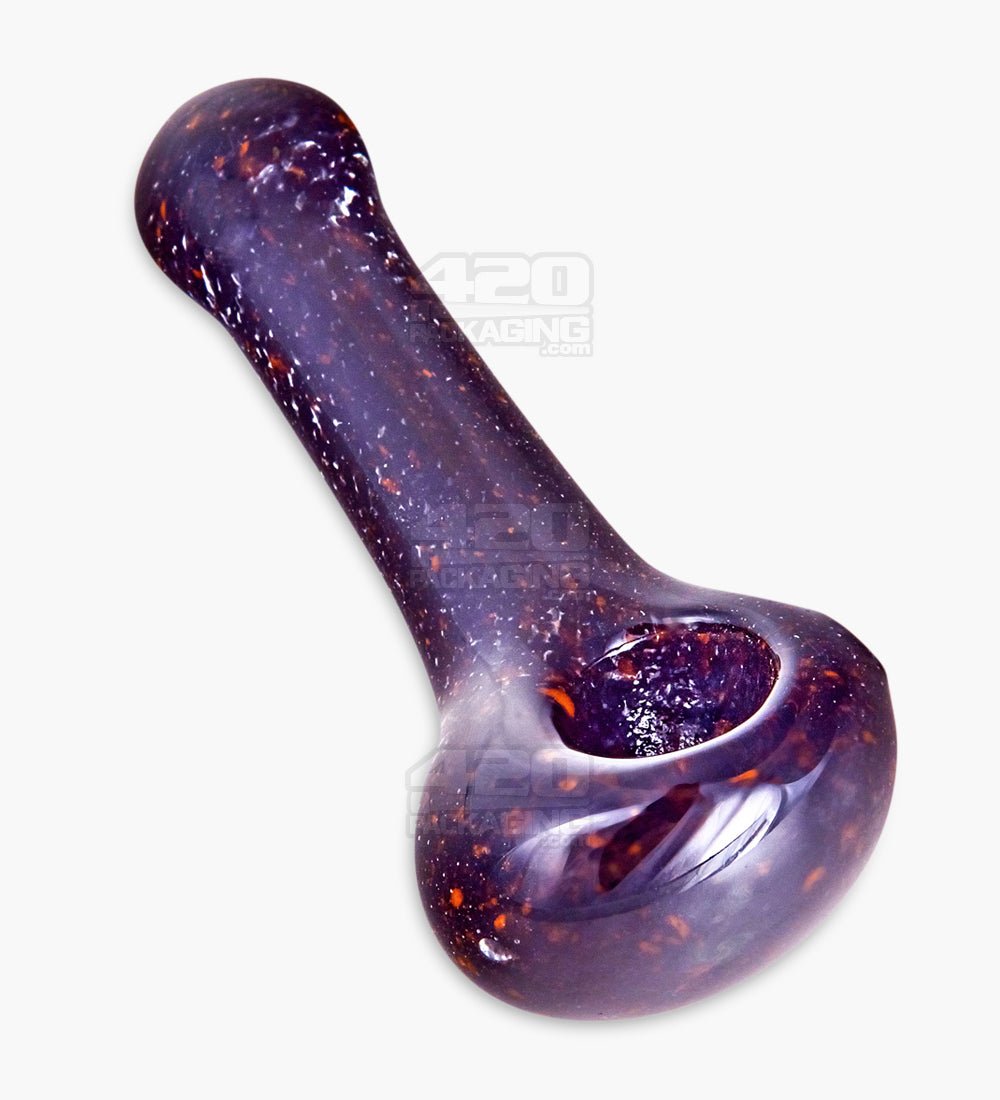 Frit Spoon Hand Pipe | 3.5in Long - Glass - Assorted - 3