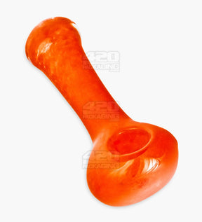Frit Spoon Hand Pipe | 3.5in Long - Glass - Assorted - 4