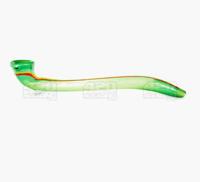 USA Glass Striped Giant Sherlock Pipe | 15in Long - Glass - Assorted - 3