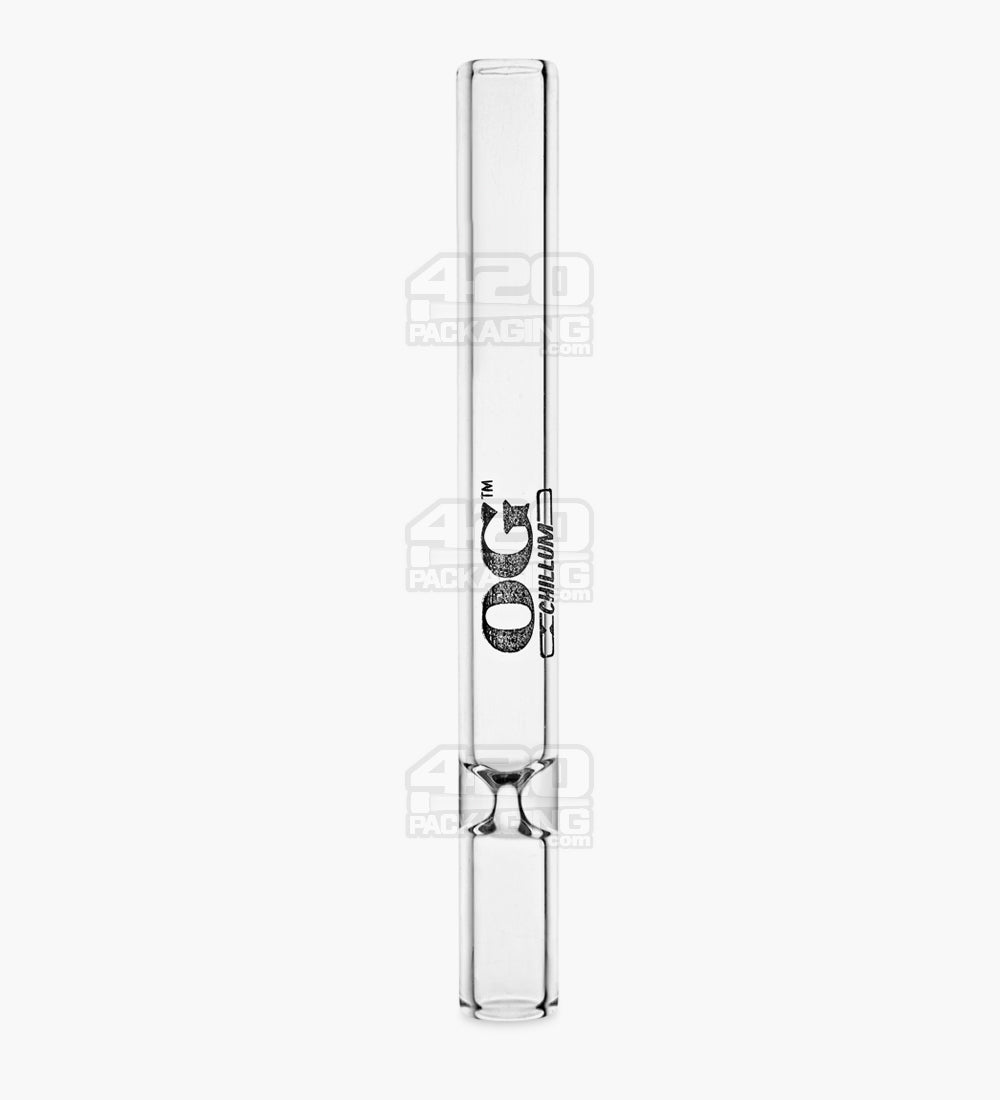 XS 3 Glass Tobacco Pipe Chillum One Hitter - Choose Color - Made