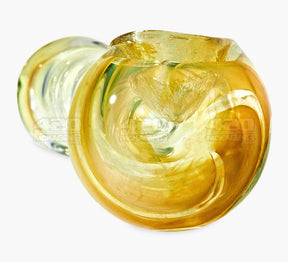 Spiral & Gold Fumed Spoon Hand Pipe | 3.5in Long - Glass - Assorted - 3