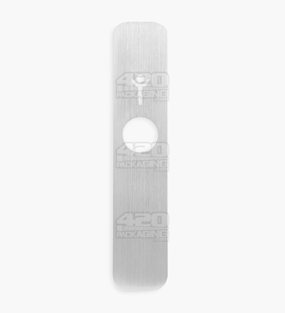 Genius Pipe Liberation Magnetic Slider Pipe | 6in Long - Metal - Silver & Green - 11