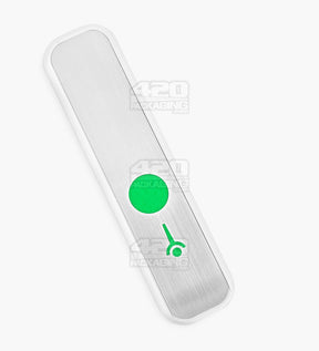 Genius Pipe Liberation Magnetic Slider Pipe | 6in Long - Metal - Silver & Green - 3