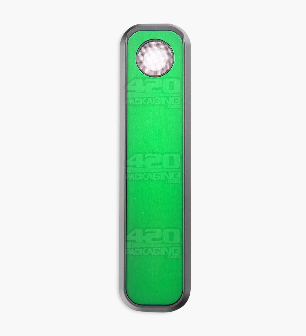 Genius Pipe Liberation Magnetic Slider Pipe | 6in Long - Metal - Black & Green - 11