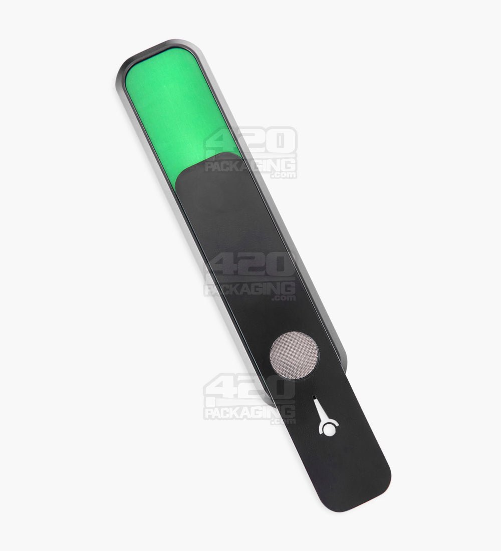 Genius Pipe Liberation Magnetic Slider Pipe | 6in Long - Metal - Black & Green - 4