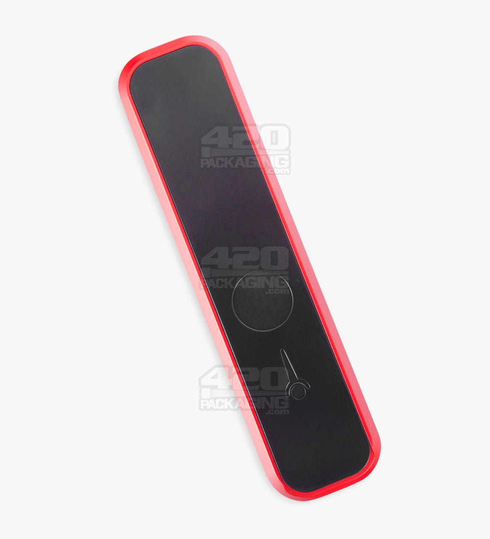 Genius Pipe Velvet Cake Magnetic Slider Pipe | 6in Long - Metal - Black & Red - 3