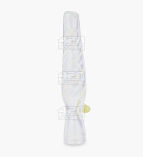 Spiral Chillum Hand Pipe w/ Knocker | 3.75in Long - Glass - Assorted - 5