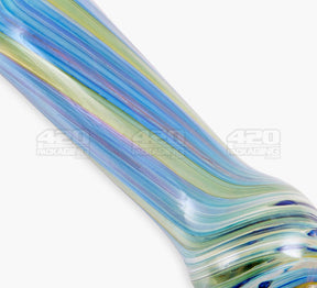Color Pull Spoon Hand Pipe w/ Multi Horns | 5in Long - Glass - Assorted - 4