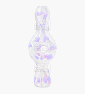 Speckled Donut Chillum Hand Pipe | 3.5in Long - Glass - Assorted - 1