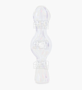 Speckled Donut Chillum Hand Pipe | 3.5in Long - Glass - Assorted - 6