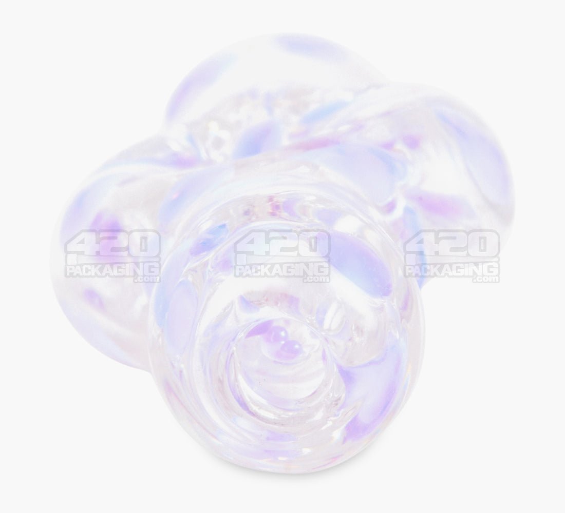 Speckled Donut Chillum Hand Pipe | 3.5in Long - Glass - Assorted - 3