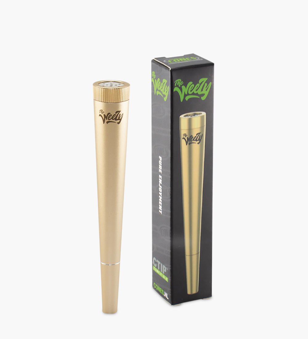 CTIP The Weezy Aluminum Smoking Pipe - Gold - 1