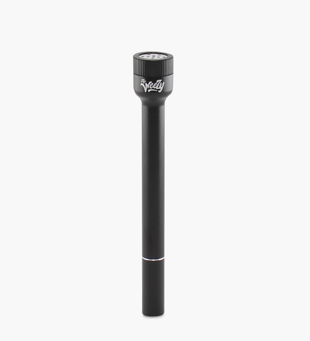 CTIP The Weezy Straight Aluminum Smoking Pipe - Black - 2