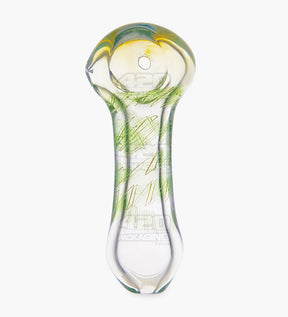 Spiral & Fumed Peanut Spoon Hand Pipe | 2.75in Long - Glass - Assorted - 6