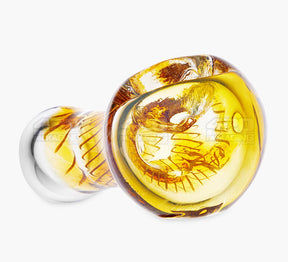 Spiral & Fumed Peanut Spoon Hand Pipe | 2.75in Long - Glass - Assorted - 4