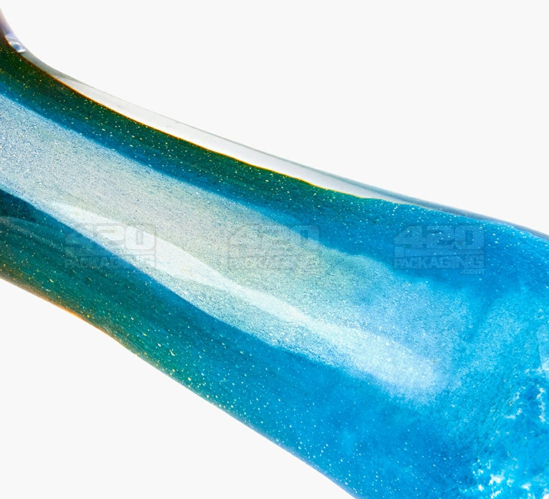 Frit & Raked Spoon Hand Pipe | 5in Long - Glass - Assorted - 3