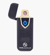 Nebuleaux Matte Black USB Rechargeable Metal Flameless Lighter