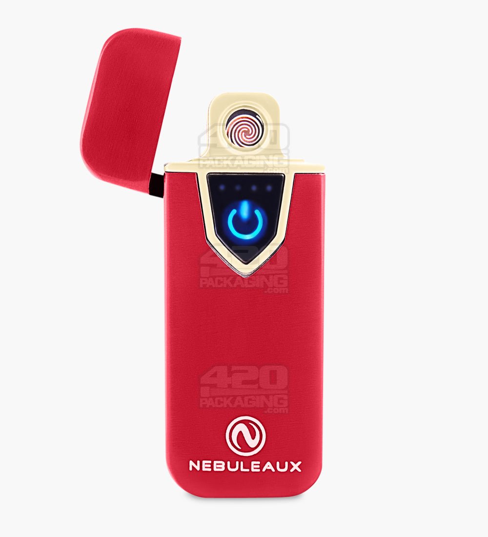 Nebuleaux Red USB Rechargeable Metal Flameless Lighter - 1
