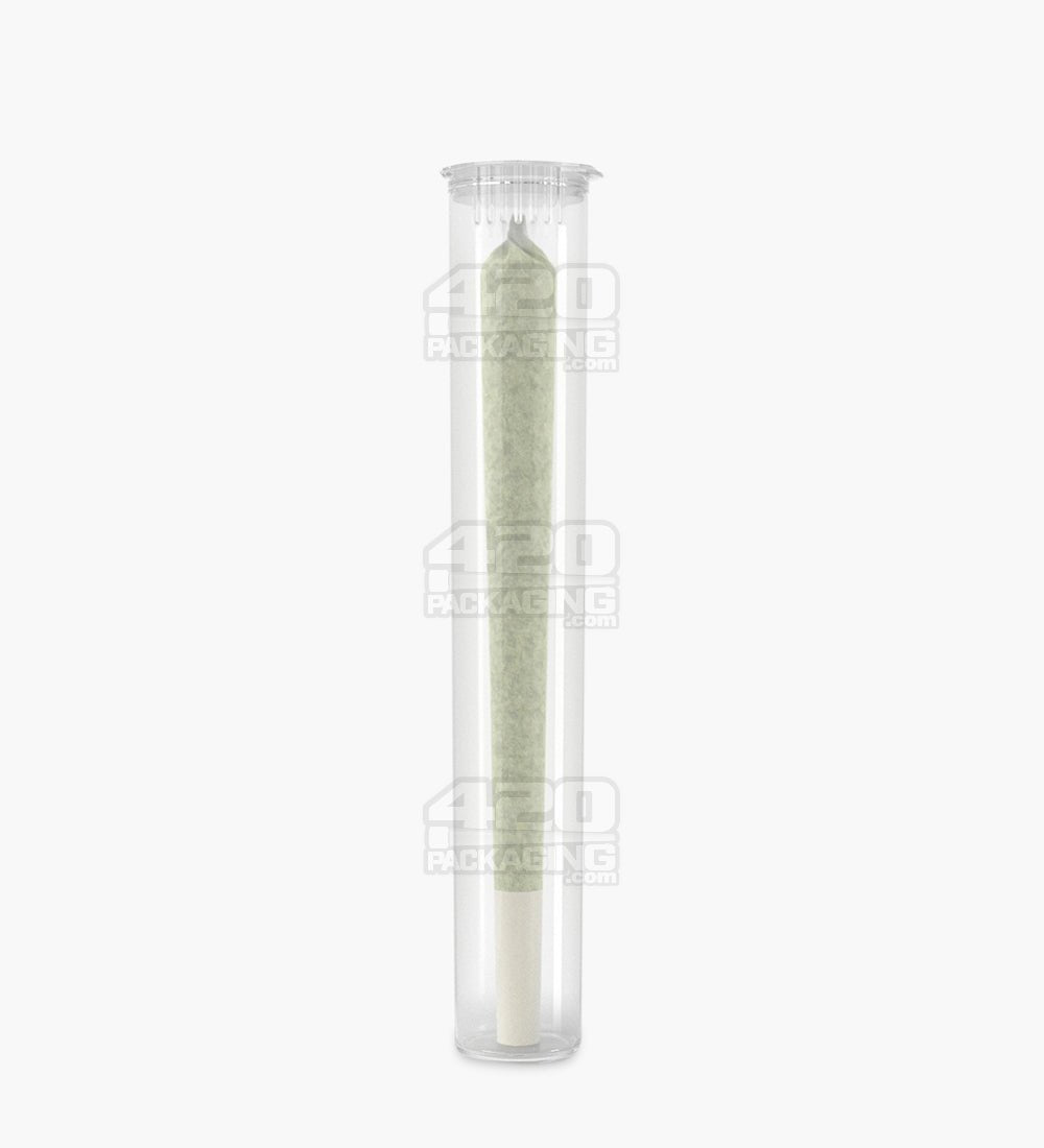 95mm Child Resistant Pop Top Opaque Clear Plastic Pre-Roll Tubes 1000/