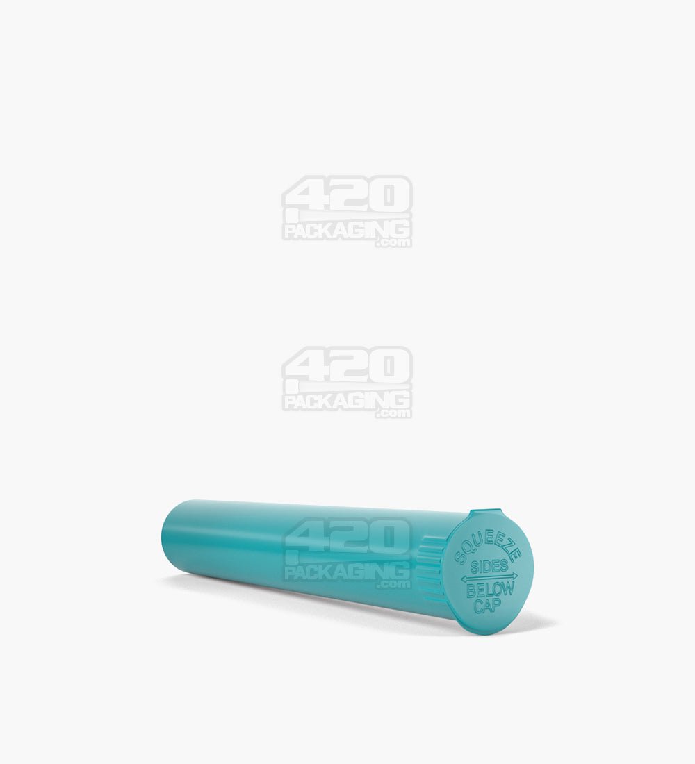 116mm Teal Opaque Child Resistant Pop Top Pre-Roll Tubes 1000/Box - 3