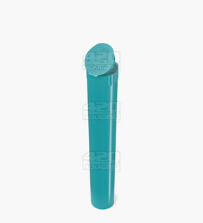 116mm Teal Opaque Child Resistant Pop Top Pre-Roll Tubes 1000/Box - 6