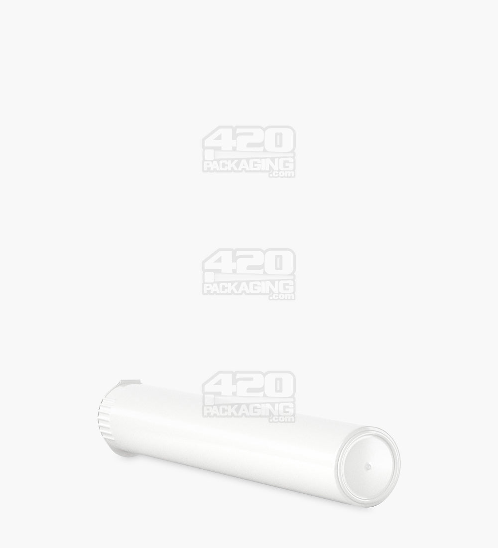 116mm White Open-Opaque Child Resistant Pop Top Pre-Roll Tubes 1000/Box