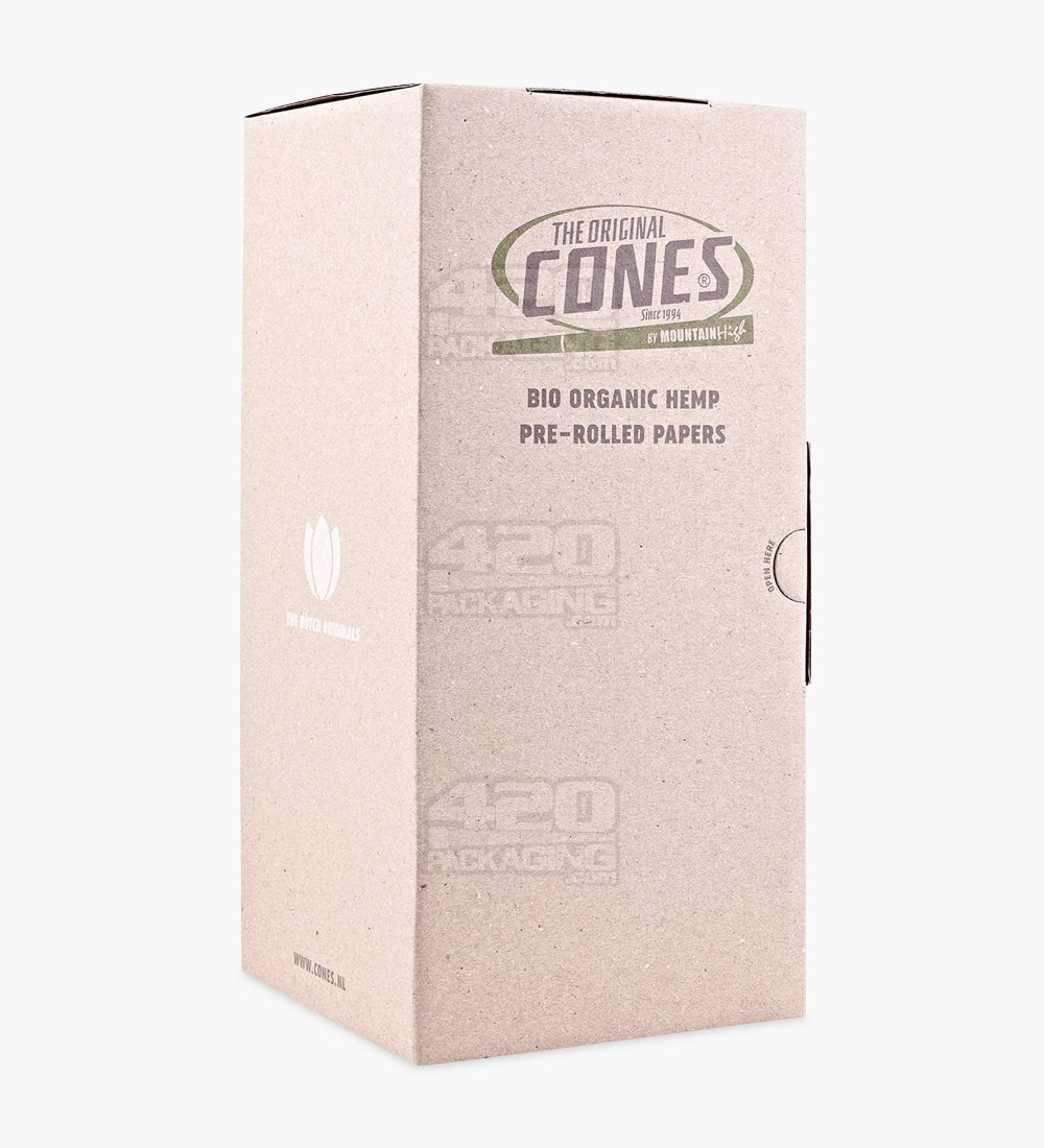 The Original Cones 109mm King Size Organic Hemp Paper Pre Rolled Cones w/ Filter Tip 800/Box - 4