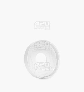 53mm Snap On Child Resistant & Tamper Evident Plastic Caps for Beverage Cans - Matte White - 1000/Box