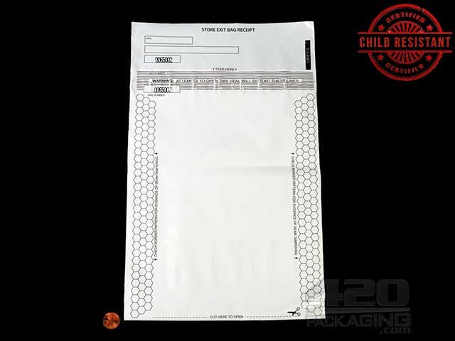 9"x12" Pull & Seal ASTM Child Resistant Exit Bags 100/Box - 2