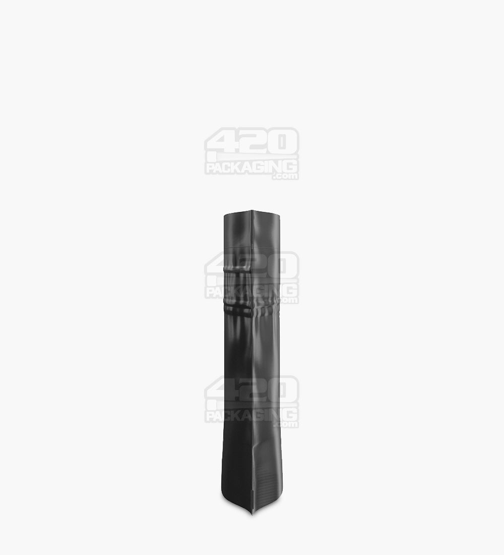 Matte-Black 8" x 6" Mylar Pinch N Pull Child Resistant & Tamper Evident Bags (28 grams) 250/Box
