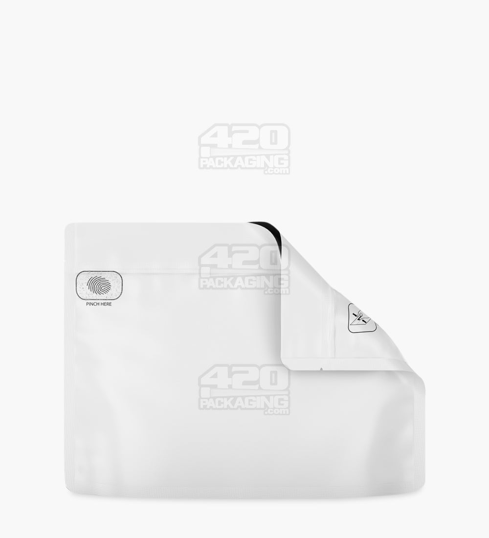 Pinch N Slide 3.0 Matte White 9x12 Child Resistant Exit Bags 1000/Box - 4