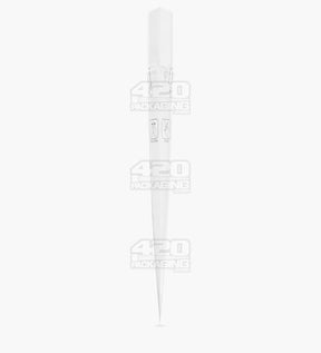 Matte-White 2.4" x 7.8" Mylar Pinch N Slide 3.0 Child Resistant & Tamper Evident Pre-Roll/Syringe Bags (2.5 grams) 250/Box
