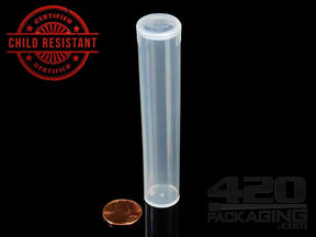 Squeezetops 98mm Transparent Child Resistant J-Tubes