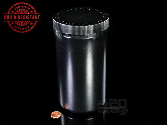 32oz Child Resistant Screw Top Plastic Jars 72/Box White- Opaque - 2