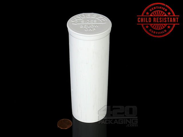Squeezetops® PST60 Opaque Child Resistant Containers 275/Box WHT (Opaque White) - 2