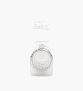 9 Dram Clear Hinged Lid Plastic Seed Pop Top Container Vial 600/Box - 4