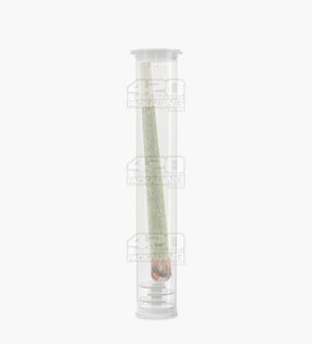 125mm Clear Transparent Thingymajiggy Pre-Roll Storage Tubes with Ash Trap 400/Box - 6